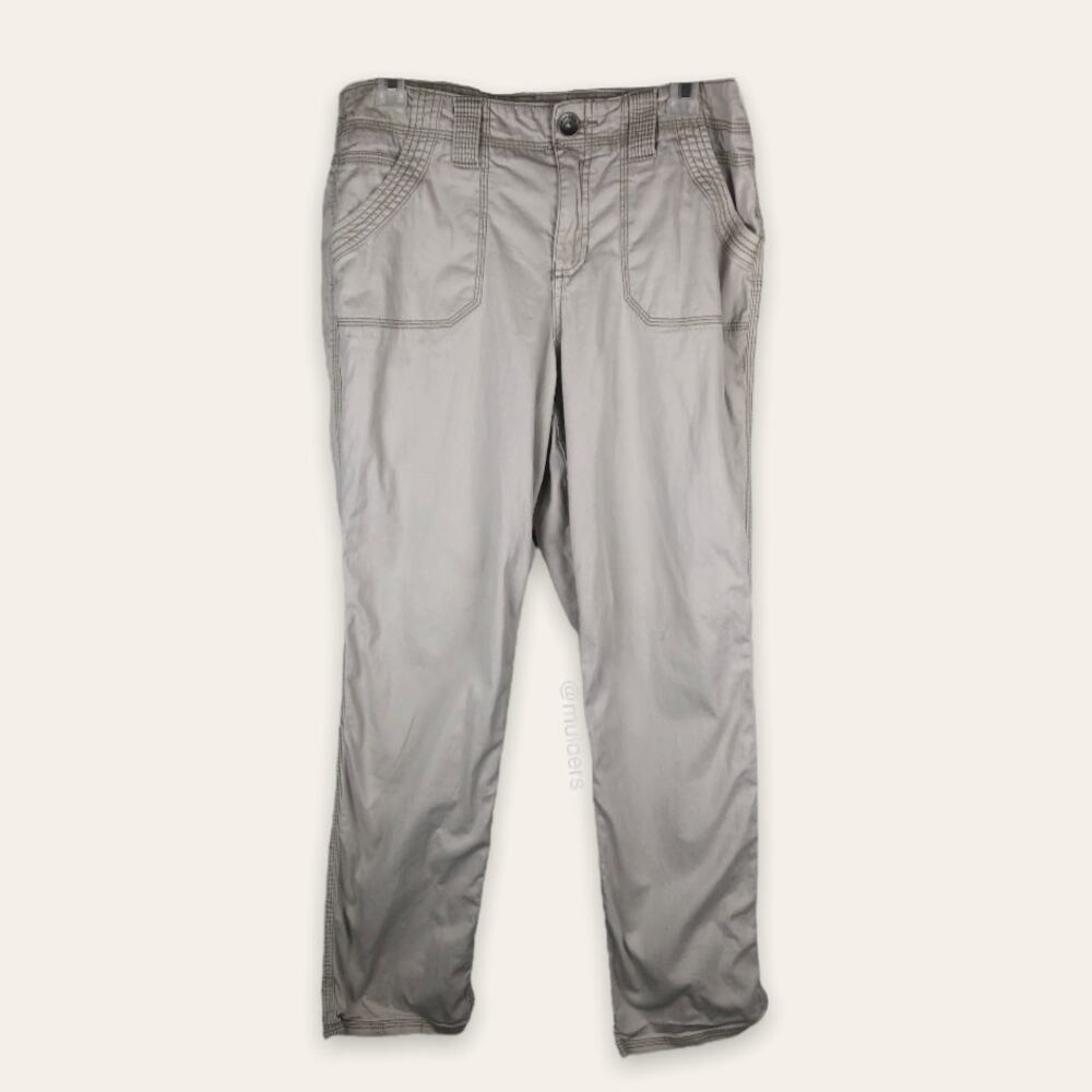 Sonoma Life + Style Original Straight Leg Light Khaki Pants Career Office Work